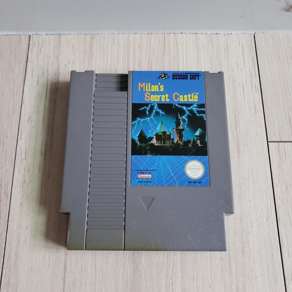Milon's Secret Castle Nintendo NES Game Hudson Soft NTSC-U/C Cartridge Only